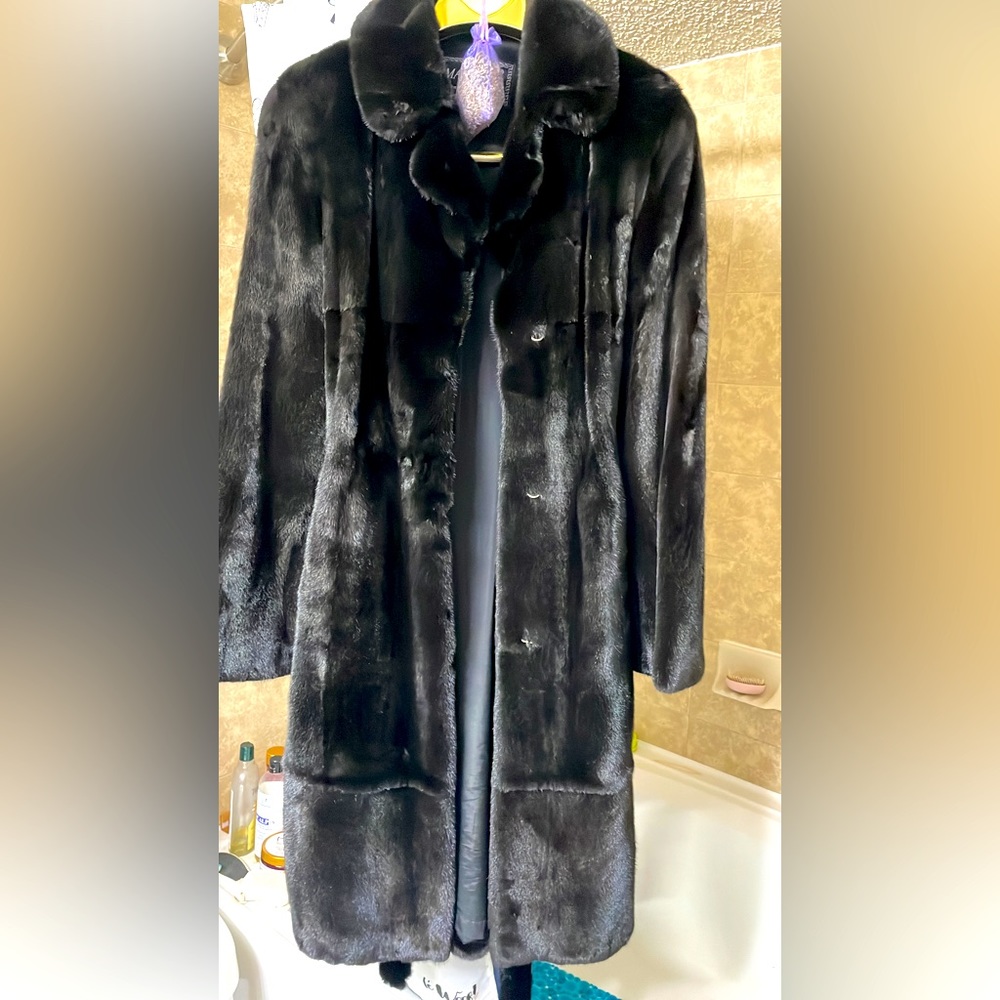 Mink fur coat